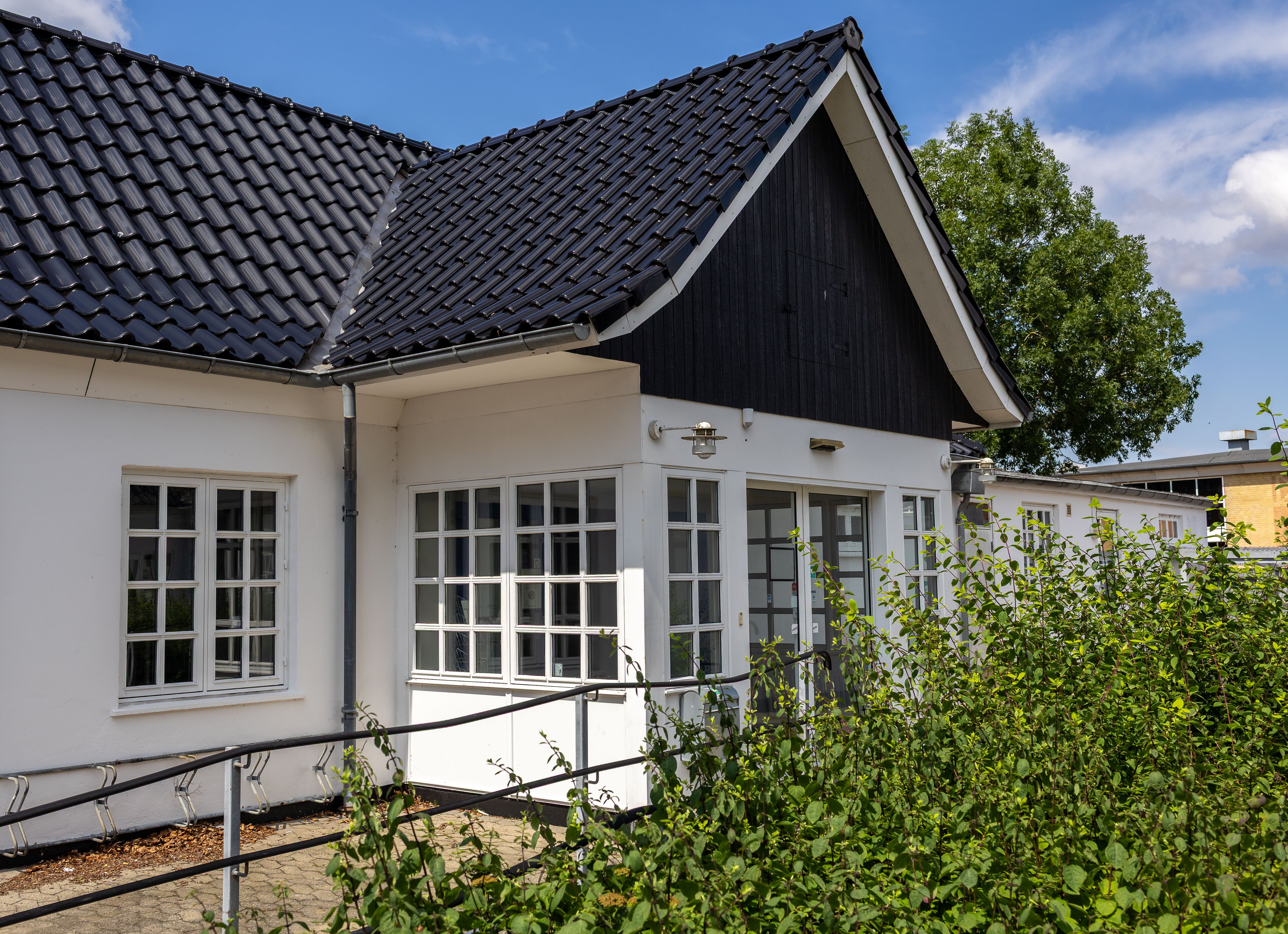 Indgangen til Kulturhuset Laden i Holstebro Indgangen til Kulturhuset Laden i Holstebro